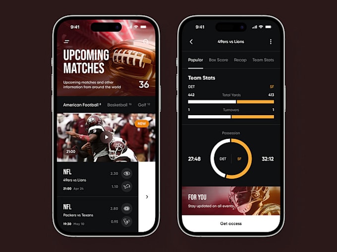 Gig Preview - Develop fantasy football app fantasy basketball app fantasy sport app