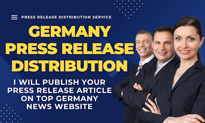 Gig Preview - Be your news editor to publish your PR news article on german sites