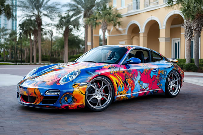 Gig Preview - Do a vehicle wrap, car wrap, food truck wrap