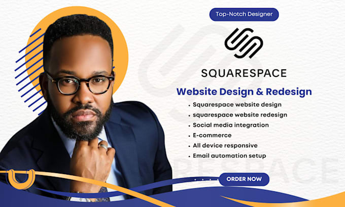 Gig Preview - Build squarespace website design squarespace website development squarespace web