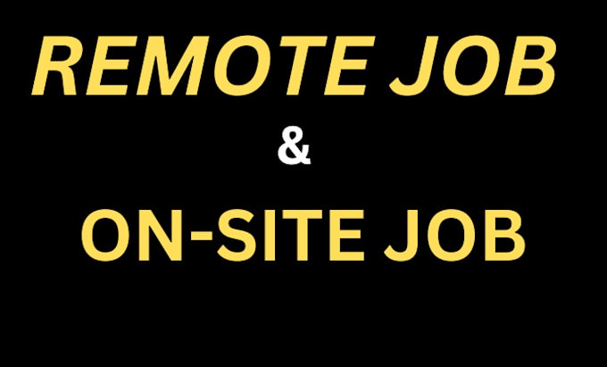 Gig Preview - Search and apply for remote job and your job application