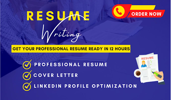 Gig Preview - Provide professional resume writing, cover letter service