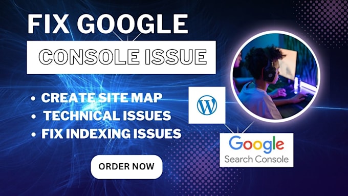 Gig Preview - Fix google search console, technical seo, index gogle console, website audit