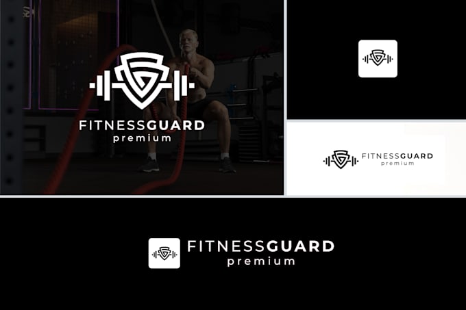 Gig Preview - Trendy monogram logo for gym, sports and fitness brands