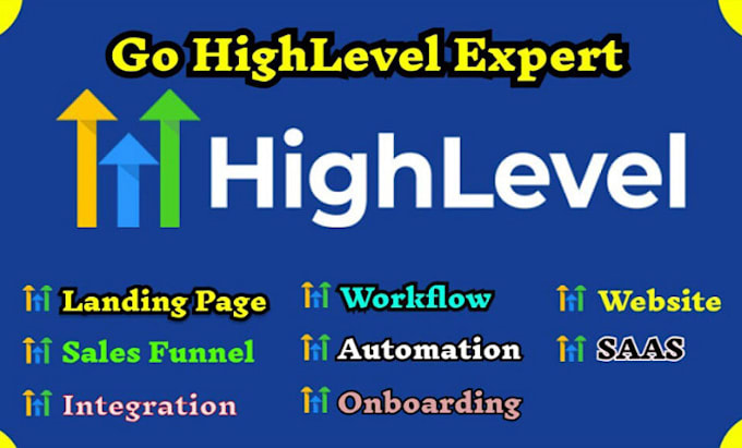 Gig Preview - Set up gohighlevel workflow automation ghl website expert go highlevel funnel