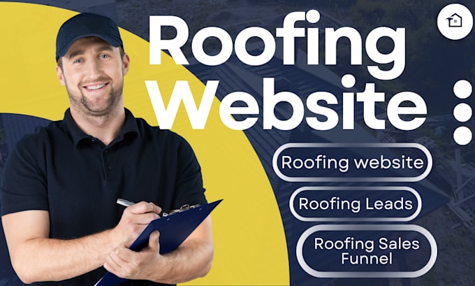 Bestseller - design roofing website for roofing business leads, roofing website roofing leads