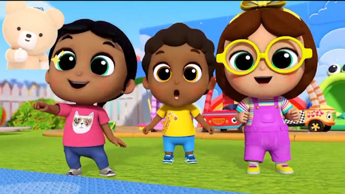 Gig Preview - Do 3d animation for kids 3d kids video learning video 3d animated kids cartoon