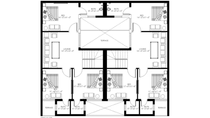 Gig Preview - Be your architect, draftsman for house plans, 2d floor plan, blueprint