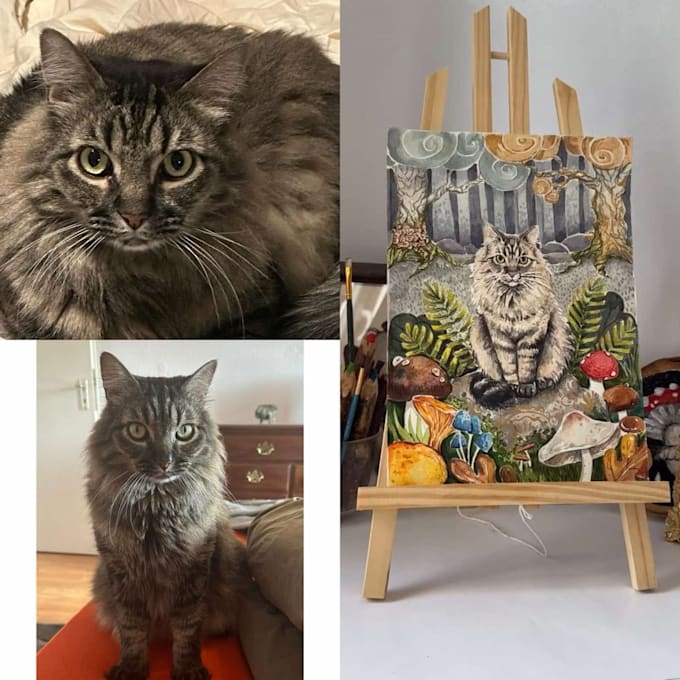 Gig Preview - Draw a portrait of your pet