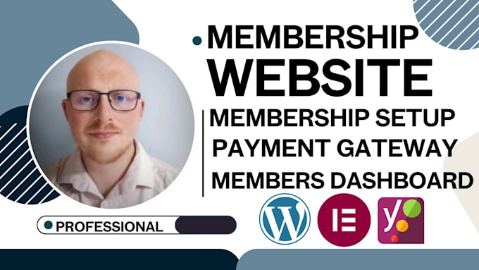 Gig Preview - Build a wordpress membership website  and subscription site development