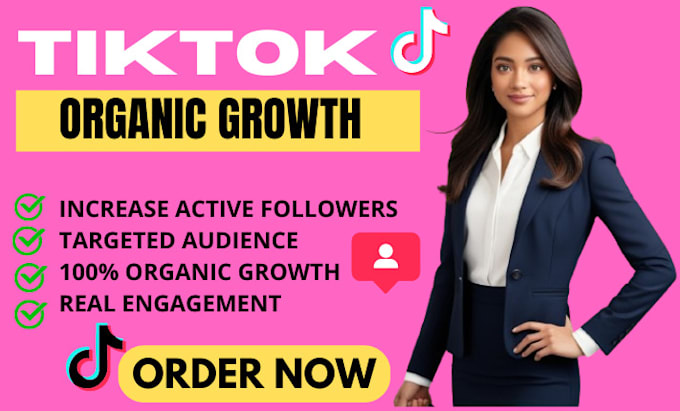 Gig Preview - Grow and promote your tiktok account organically