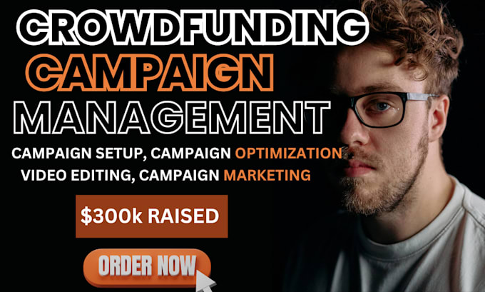 Gig Preview - Develop launch and manage your crowdfunding campaign