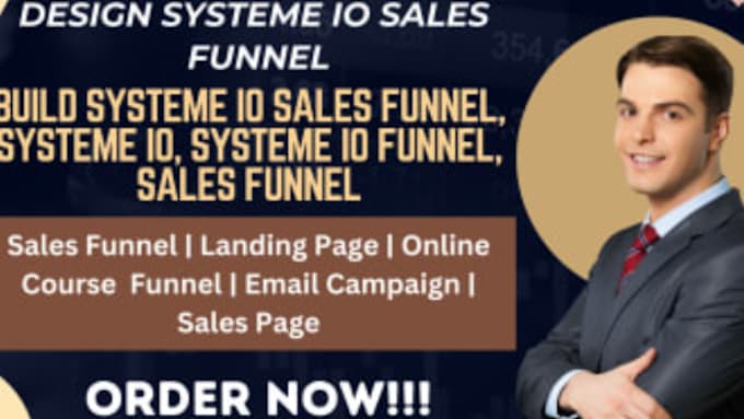 Gig Preview - Do systeme io sales funnel systeme membership systeme io website design