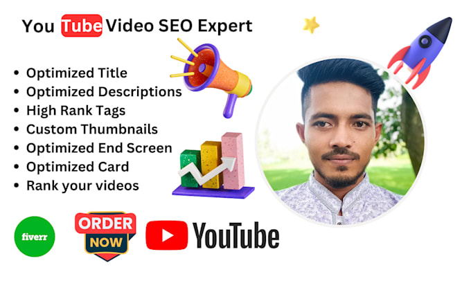 Bestseller - organic optimize your best youtube video SEO and top ranking