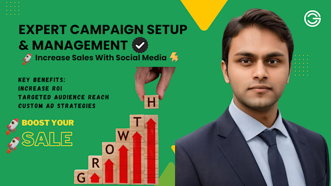 Gig Preview - Design professional facebook ad campaigns and business manager