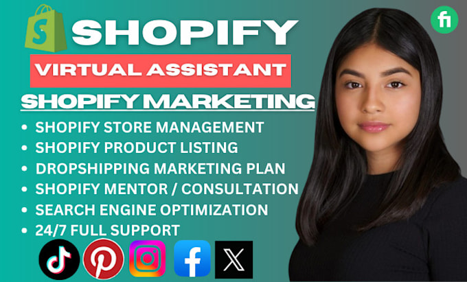 Bestseller - be shopify virtual assistant, shopify store marketing manager, boost sales