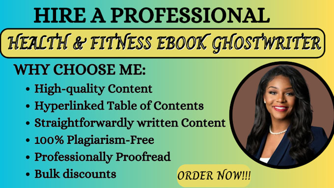 Gig Preview - Create health and fitness ebooks and guides for you