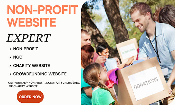 Gig Preview - Create nonprofit ngo charity donation website