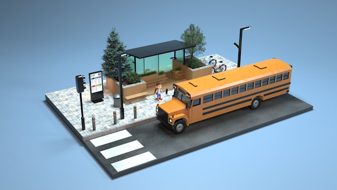 Gig Preview - Create high quality 3d isometric animated explainer video isometric animation