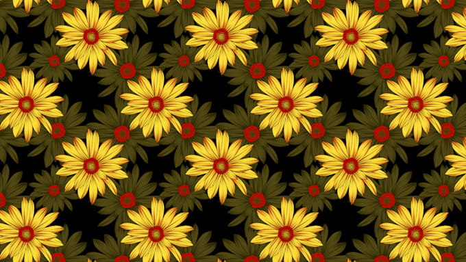 Gig Preview - Design seamless patterns for textile, fabric prints