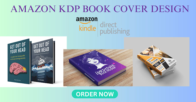 Gig Preview - Do an amazon kdp book cover design  ebook cover design book layout design