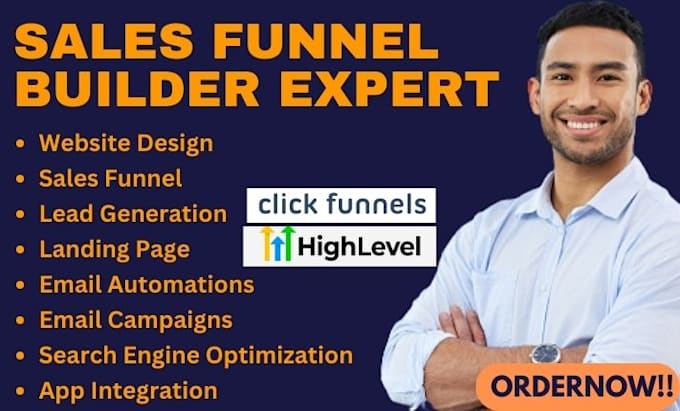 Gig Preview - Do ghl sales funnel, ghl sales funnel, gohighlevel website, automation