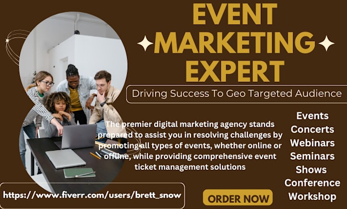 Gig Preview - Promote eventbrite, ticket booking, concert, webinar marketing