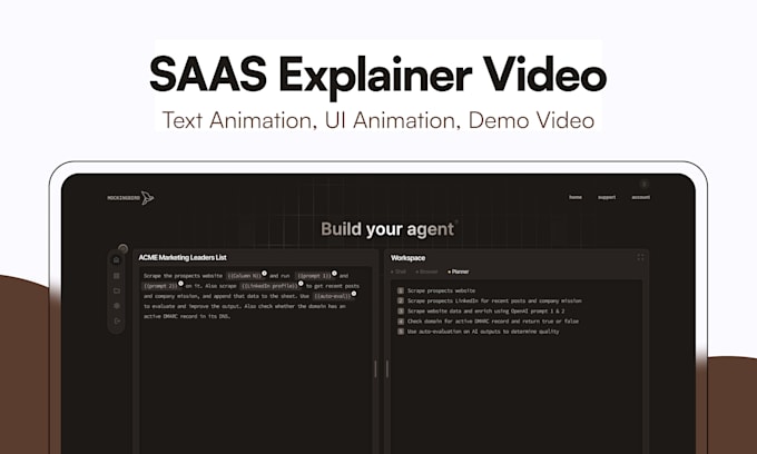 Gig Preview - Create a demo video, saas explainer video for your product