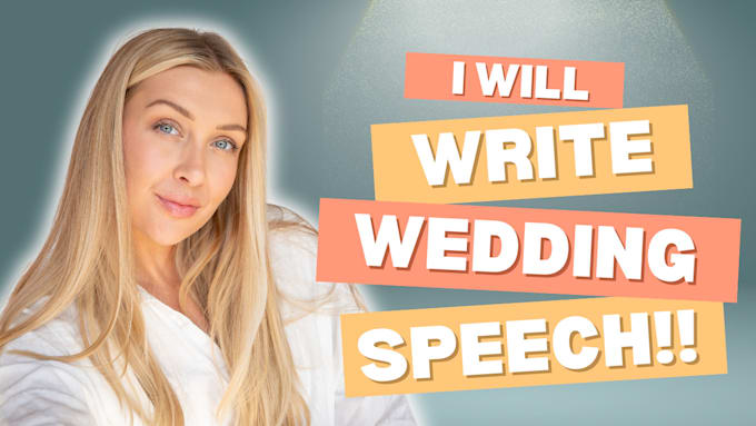 Gig Preview - Write your father of the bride wedding speech