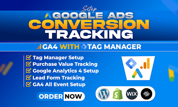 Bestseller - google ads conversion tracking, ga4 setup with tag manager