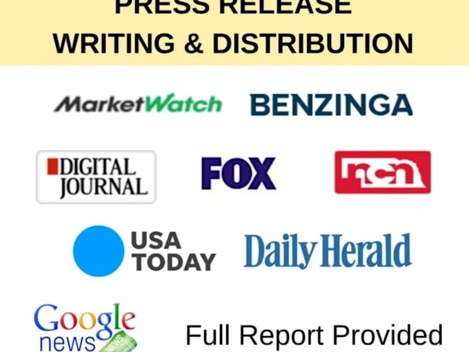 Gig Preview - Run complete press release campaign to get you 500 plus live news links with SEO