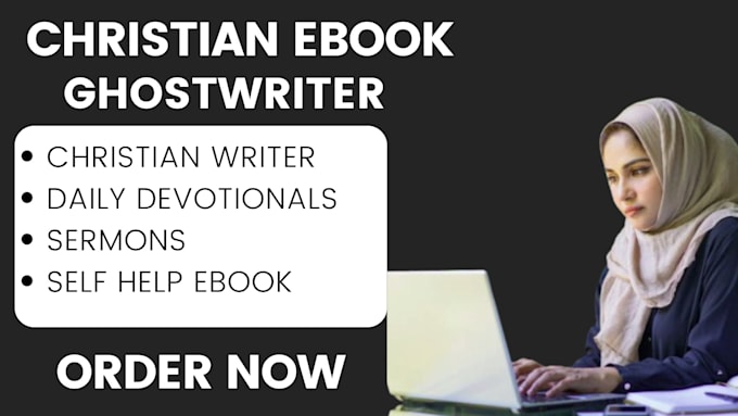 Gig Preview - Christian ghostwriting, daily devotional book writer, ghost ebook prayer journal