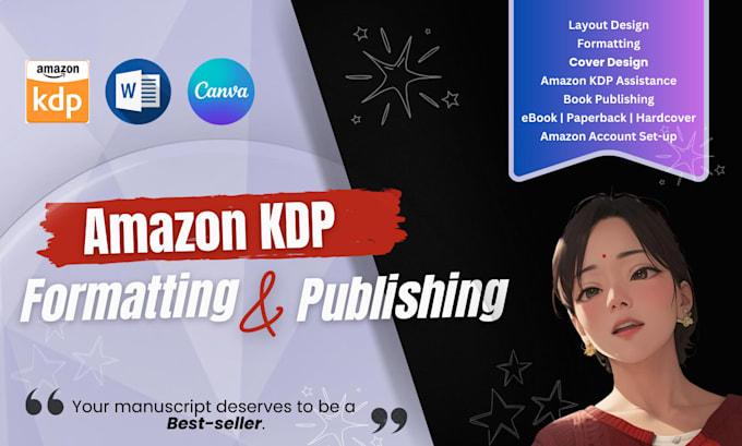 Bestseller - deliver top quality KDP formatting to enhance your script to become best seller