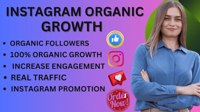 Gig Preview - Do super fast organic instagram growth to increase followers