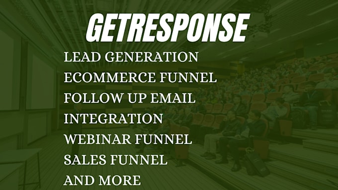 Gig Preview - Create marketing funnels and landing pages using  getresponse