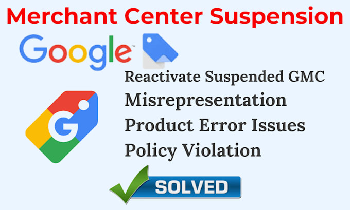 Gig Preview - Fix gmc misrepresentation google merchant center suspension for you