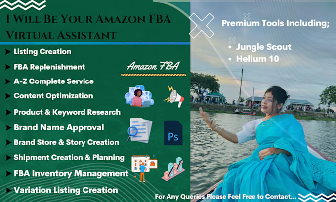 Gig Preview - Be your expert amazon fba seller central virtual assistant and account manager