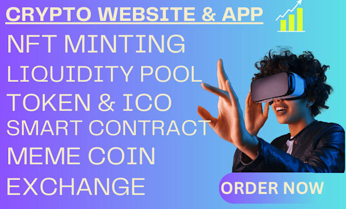 Bestseller - create website and app for any crypto project, nft, token, presale, ico