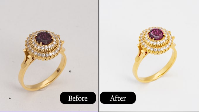 Gig Preview - Retouch jewlery raw photos