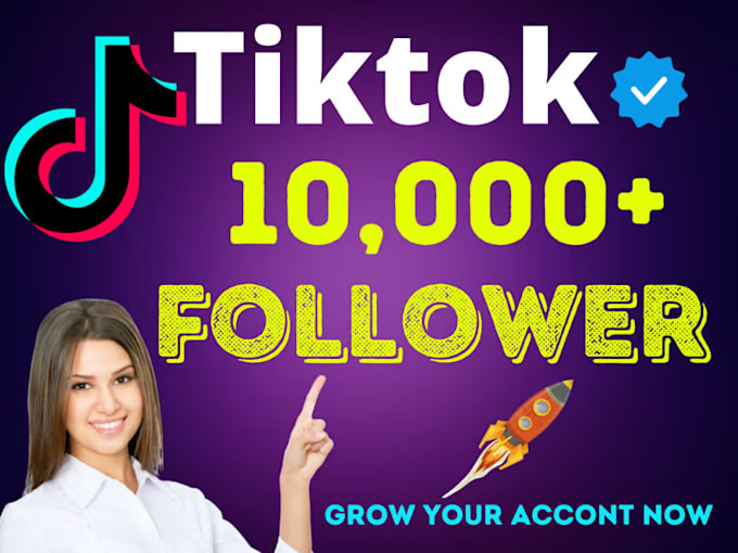 Gig Preview - Get fast 2000 real tiktok followers guarantee