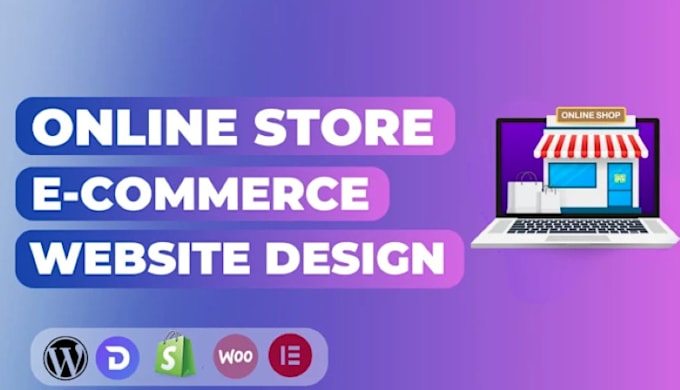 Gig Preview - Make responsive ecommerce website using wordpress or shopify