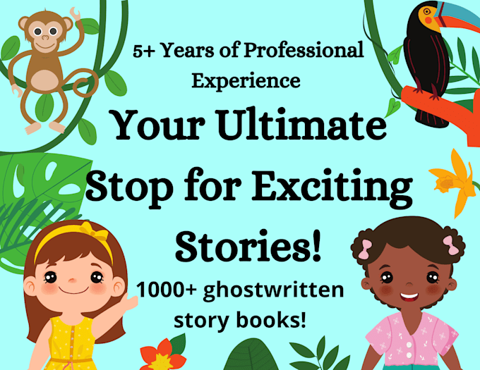 Gig Preview - Write an exciting childrens story book for you ghostwrite