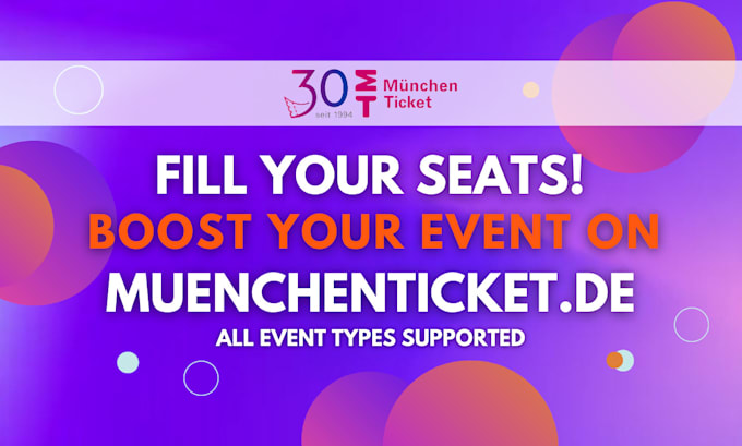 Gig Preview - Promote your muenchenticket  event