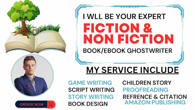 Gig Preview - Do nonfiction and fiction ebooks, workbooks, lead magnets, youtube script