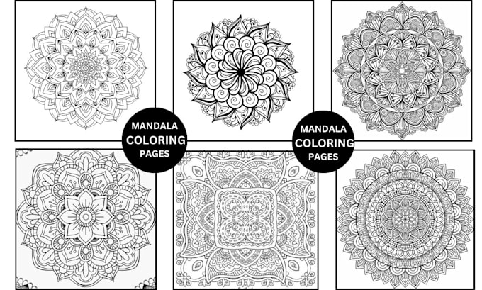 Gig Preview - Professional mandala coloring page designer for amazon KDP, etsy