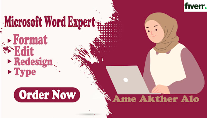 Gig Preview - Microsoft word expert complete document and editing service