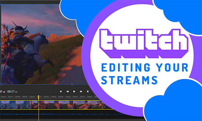 Gig Preview - Edit twitch or kick stream vod for a youtube highlight video