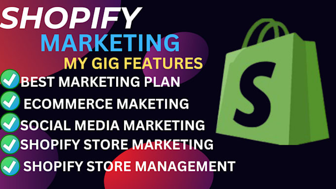 Gig Preview - Boost shopify sale shopify dropshipping marketing, SEO, shopify store promotion