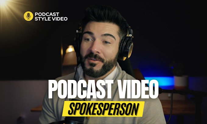 Gig Preview - Produce a podcast style spokesperson video for social media