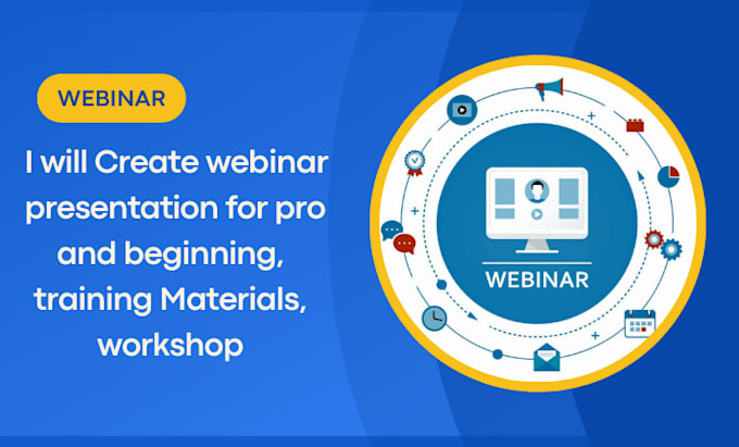 Gig Preview - Create webinar presentation for pro and beginning, training materials, workshop